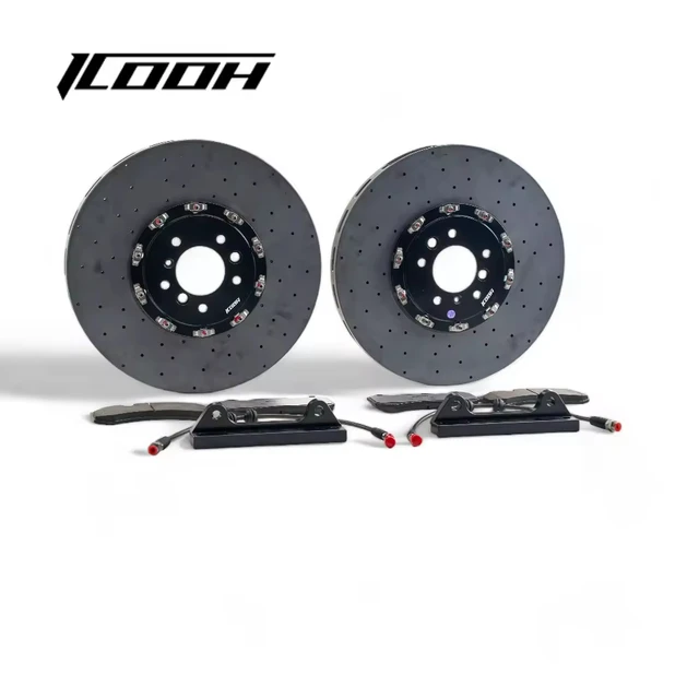 Racing High-strength Carbon-sic Brake Discs - 40% Lighter Than Steel Ideal For Supercars & Racing