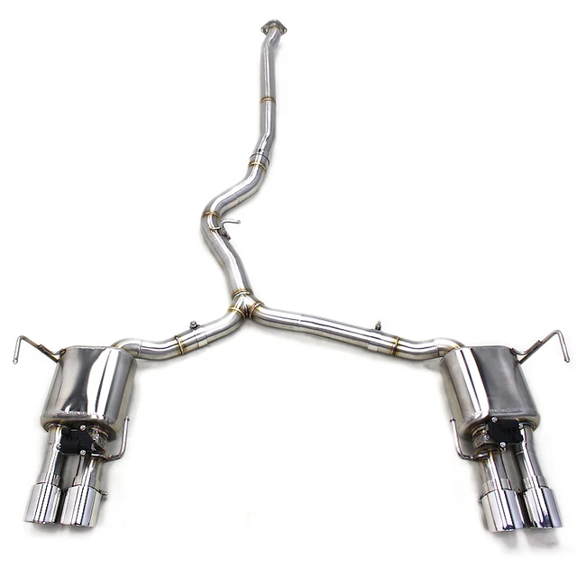 Custom Tuning Catback Exhaust Pipes For Subaru Impreza Wrx/sti 2.5t 2008-2021 Ss304 Exhaust System