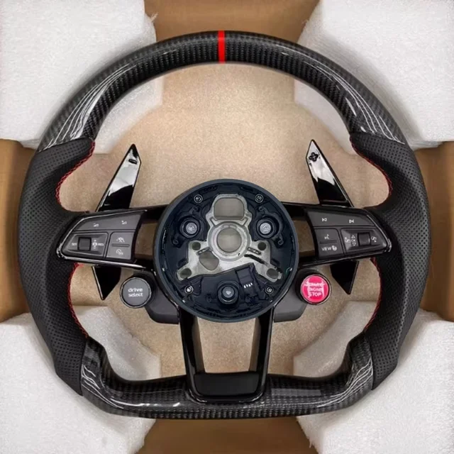 Carbon Fiber Steering Wheels For Volkswagen Vw Golf 7 Mk7 Golf7.5 Id5 Id6 Id7 Gti Gtr Customized