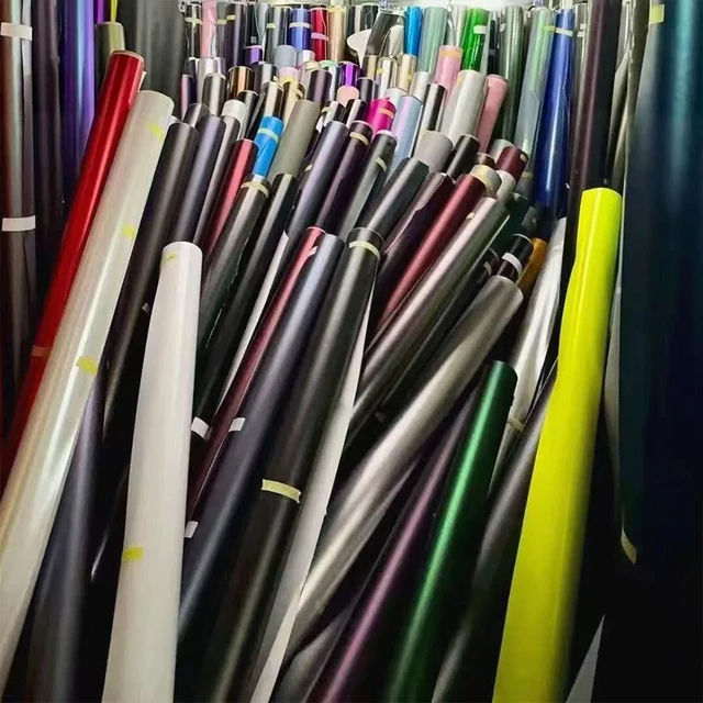 Carlas Hot-selling High-quality Pvc 1.52*16.5m/roll Pvc High-gloss Bubble-free Red Blue Pearl-coloured Automotive Film Ppf