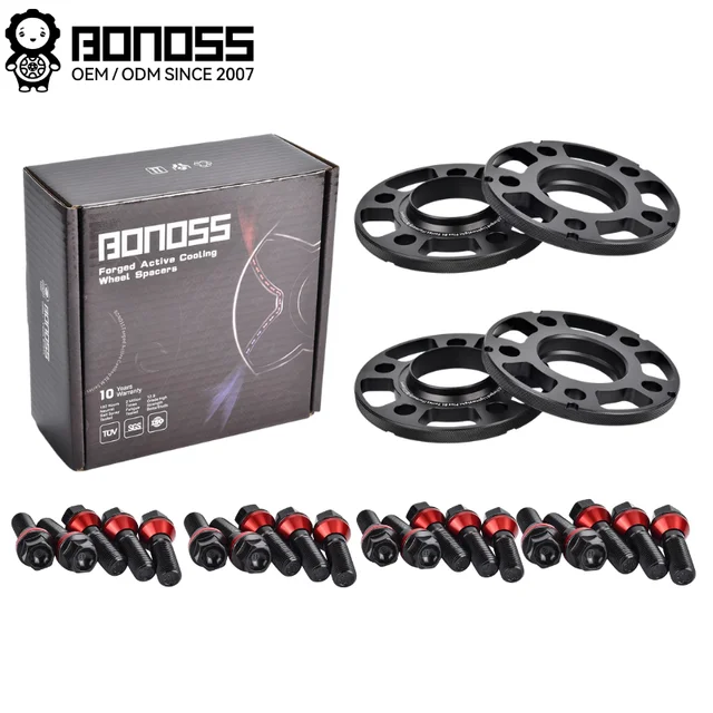 Bonoss Wheel Spacers Adapters For Bmw 1 2 3 4 5 7 8 Series X3 X4 X5 X6 X7 G20 G30 G11 G80 F90 6061-t6 Forged Alu 5x112 Cb66.5